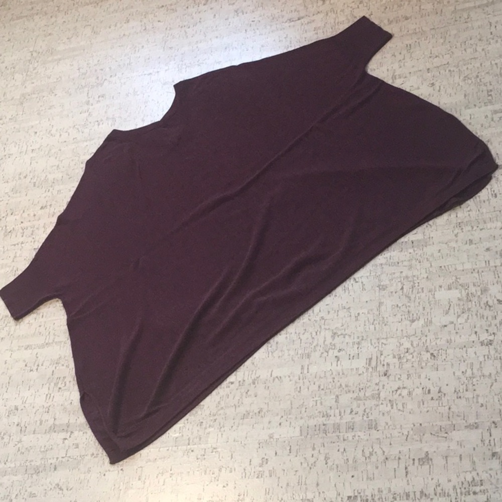 Tribeca Sweater Tee - Plum - OS